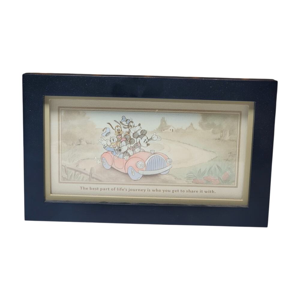Disney Hallmark Mickey & Friends Life’s Journey Framed Photo